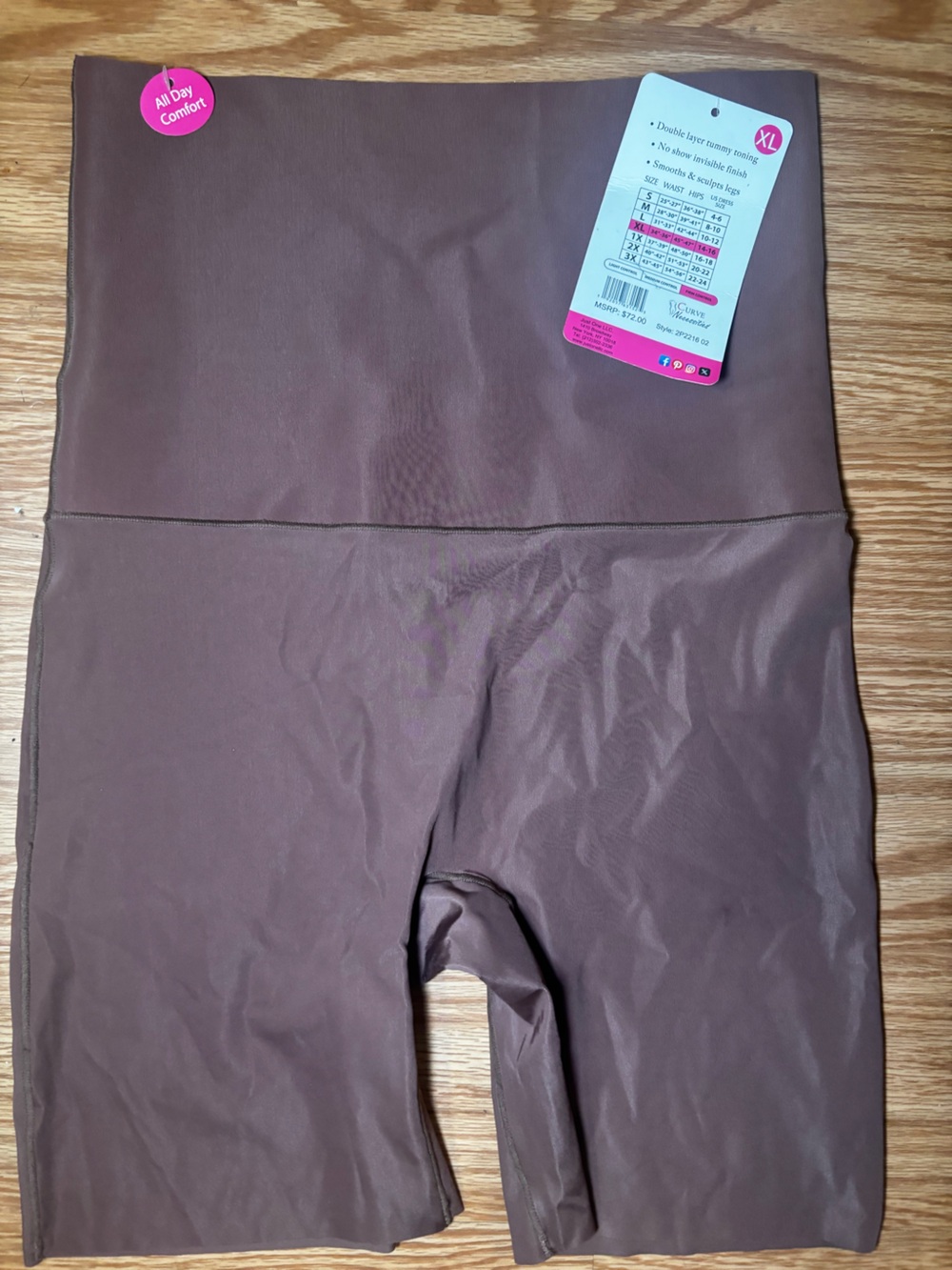 Women’s Stretch Pencil Skirt in Mauve — Curve size XL
